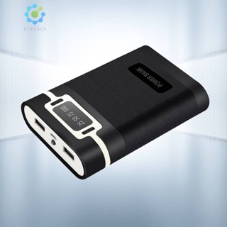 กล่องพาวเวอร์แบงค์ เอาท์พุท USB คู่ แบบพกพา สําหรับแบตเตอรี่ชาร์จได้ [Hidduck.th]