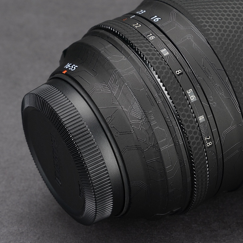 สติกเกอร์ฟิล์มคาร์บอนไฟเบอร์ ป้องกันเลนส์กล้อง 3M สําหรับ Fuji XF16-55F2.8 1655 2.8