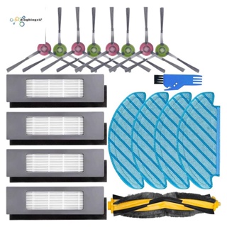แปรงหลัก แปรงด้านข้าง แผ่นกรอง HEPA อุปกรณ์เสริม สําหรับหุ่นยนต์ดูดฝุ่น Ecovacs T8 AIVI T8 Max N8 Pro