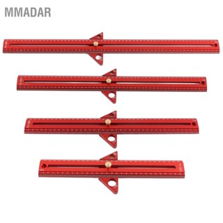 MMADAR งานไม้ T Track Ruler มัลติฟังก์ชั่นอลูมิเนียมอัลลอยด์แบบพกพาไม้วัดมุมไม้บรรทัด