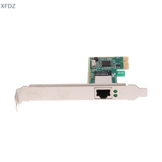 [XFDZ] อะแดปเตอร์แปลงเครือข่ายอีเธอร์เน็ต PCI-E LAN 10 100 1000Mbps RJ-45 1 ชุด