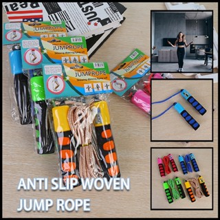 Anti-slip Sponge Cover Woven Jump Rope Outdoor Training Counting Skipping Rope