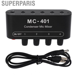 Superparis Mic Mixer Wide Compatibility Good  Quality Easy Adjustment Microphone System DC 5V for Music