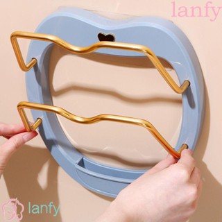 LANFY ชั้นวางฝาหม้อ แบบห้าชั้น อเนกประสงค์ สําหรับแขวนฝาหม้อ