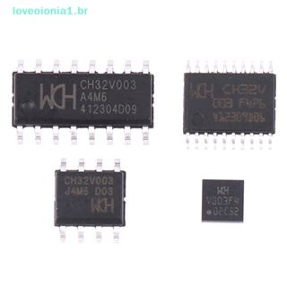 Loveoionia1 ชิปอินเตอร์เฟซ เกรดอุตสาหกรรม CH32V003 MCU RISC-V2A สายเดี่ยว 10 ชิ้น ต่อชุด