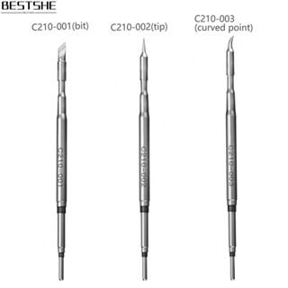 หัวแร้งบัดกรีเหล็ก C210-I C210-K C210-SI สําหรับ 210 T26 FineSoldering US 1 ชิ้น