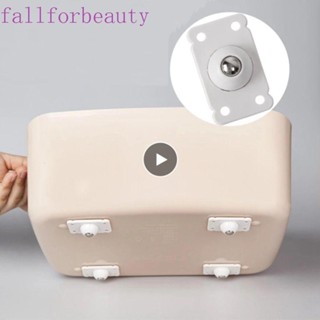 FALLFORBEAUTY ล้อถังขยะ สเตนเลส หมุนได้ 360 องศา ประหยัดแรงงาน