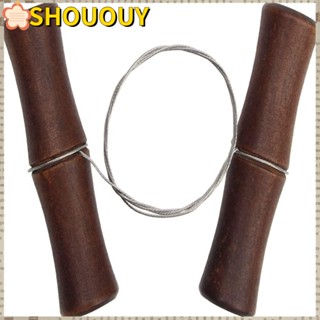 SHOUOUY เครื่องมือแกะสลักดินเผา ด้ามจับไม้ สําหรับทําเทียน DIY