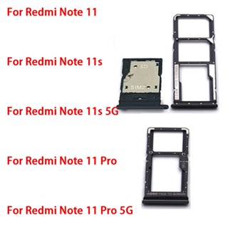 อะแดปเตอร์ถาดซิมการ์ด Micro SD แบบเปลี่ยน สําหรับ Xiaomi Redmi Note 11 11S 11 Pro 4G 5G