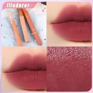 Vibely Chestnut Lip Glaze Cream Texture ฤดูใบไม้ร่วงและฤดูหนาวใหม่พื้นผิวด้านกำมะหยี่เคลือบสูงค่าไวท์เทนนิ่งติดทนนาน HO