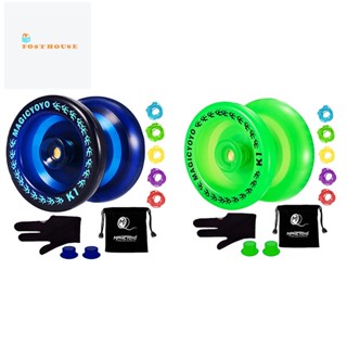 Magicyoyo โยโย่ตอบสนอง K1-Plus พร้อมกระสอบโยโย่ + 5 สาย และถุงมือโยโย่