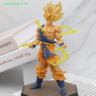 Greatshore โมเดลฟิกเกอร์ อนิเมะดราก้อนบอล Goku DBZ Son Goku Super Saiyan ขนาด 17 ซม.