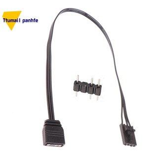 อะแดปเตอร์เชื่อมต่อสายเคเบิล RGB ARGB 3-Pin 5V 25 ซม. สําหรับ Corsair 4PIN RGB