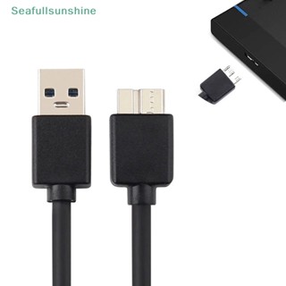 Seaf&gt; สายเคเบิลอะแดปเตอร์ฮาร์ดดิสก์ USB 3.0 A M เป็น Micro B SATA สําหรับฮาร์ดไดรฟ์ภายนอก HDD