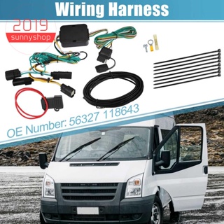 ปลั๊กเชื่อมต่อสายไฟ 4 ทาง แบบเปลี่ยน 56327 118643 สําหรับ Ford Transit-150/250/350 2015-2021