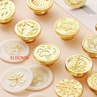 ALISOND1 แสตมป์ตราประทับขี้ผึ้ง ลาย Dreamy Engagement DIY สําหรับตกแต่งสมุดภาพ การ์ดเชิญ