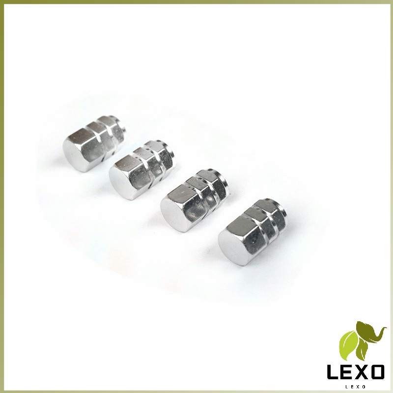 LEXO จุกปิดลมยางอลูมิเนียม 4ชิ้น car tire valve