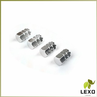 LEXO จุกปิดลมยางอลูมิเนียม 4ชิ้น   car tire valve