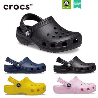 crocs เด็ก รองเท้าเดินชายหาดเด็ก รองเท้าแตะ crocs KIDS CLASSIC CLOG กันลื่น น้ําหนักเบา เหมาะกับเดินชายหาด สไตล์คลาสสิก สําหรับแม่ และลูก#10001