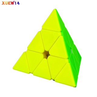 T8 QiYi ลูกบาศก์ความเร็วพีระมิด 3x3x3 QiYi XMD แม่เหล็ก ไร้สติกเกอร์ สามเหลี่ยม ความเร็ว ปริศนา ลูกบาศก์ ของเล่นเพื่อการศึกษา