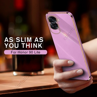 For Huawei Honor 90 70 Pro Lite 90Lite 90Pro 70 Pro Plus Honor70 Honor90 5G Luxury 6D Plating Soft TPU Silicone Phone Case Shockproof Lens Protect Back Cover Couple Casing