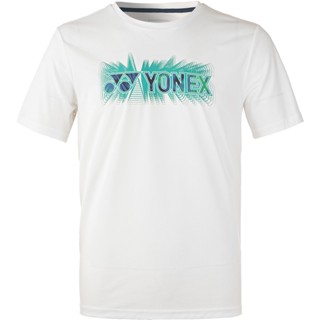 ใหม่ YONEX YONEX YY เสื้อกีฬาแขนสั้น คอกลม ผ้าฝ้าย สําหรับผู้ชาย และผู้หญิง