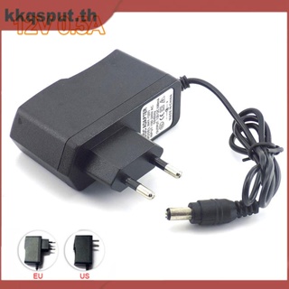 อะแดปเตอร์ชาร์จพาวเวอร์ซัพพลายกล้อง AC เป็น 100-240V DC 12V 0.5A 500mA สําหรับแถบไฟ LED 5.5 มม. X2.1 มม. E14 THK2