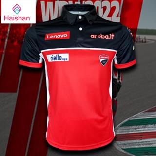 Haishan MotoGP เสื้อโปโล พิมพ์ลาย Aruba. it Racing Team MotoGP Aruba it Racing Team # WB0014 Full Print S-5XL