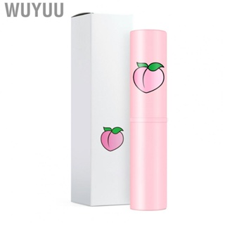 Wuyuu Lip Nourishing Balm Peach Fragrance Moisturizing Prevent Cracking Dryness 3.8g