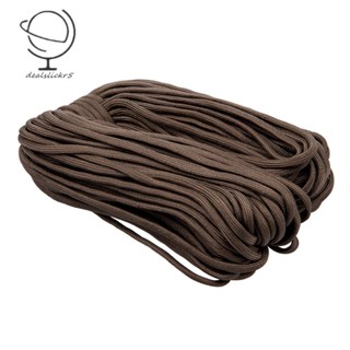 สายร่มชูชีพ สีน้ําตาล 100 ฟุต 550 สําหรับเอาตัวรอด