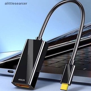 Alittlesearcer อะแดปเตอร์แปลงสายเคเบิลวิดีโอ Type C เป็น HDMI4K USB3.1 Type-C เป็น HDMI สําหรับ PC แล็ปท็อป EN 1 ชิ้น