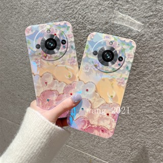 พร้อมส่ง ใหม่ เคสโทรศัพท์มือถือแบบนิ่ม ลายดอกไม้ ประดับพลอยเทียม ระยิบระยับ แฟชั่นหรูหรา สําหรับ Realme11 Pro Realme 11 Pro + Plus 5G 2023 Realme 11 Pro 5G