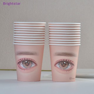 Brightstar ถ้วยกระดาษ แบบใช้แล้วทิ้ง สําหรับฝึกต่อขนตา 20 ชิ้น