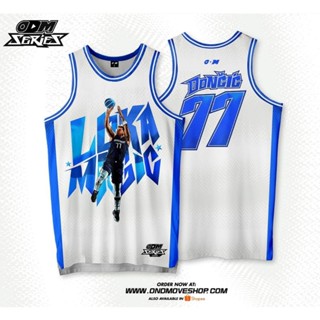 เสื้อกีฬาแขนสั้น ลาย DONCIC LUKA MAGIC ODM Series