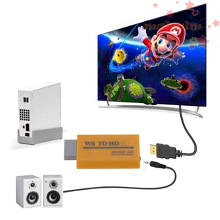 Malcolm WII ตัวแปลงสัญญาณ WII2HDMI เสียง 3.5 มม. 720p 1080p สําหรับ TV Game Console DVI Monitor