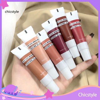 Chicstyle ลิปสติก ลิปกลอส เนื้อแมตต์กํามะหยี่ 6 กรัม แบบพกพา เป็นมิตรกับสิ่งแวดล้อม