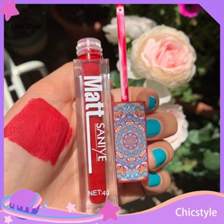 Chicstyle ลิปสติก เนื้อละเอียด ติดทนนาน 4 กรัม สําหรับผู้หญิง