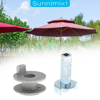 [Sunnimix1] ห่วงกระสวย และแกนร่ม แบบแขวนด้านข้าง อุปกรณ์เสริม สําหรับระเบียง ชายหาด