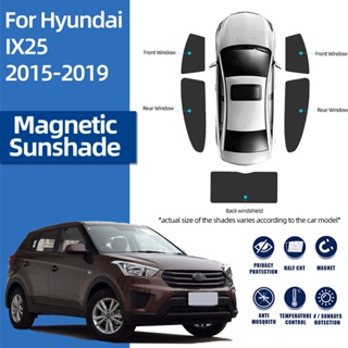 ม่านบังแดดแม่เหล็ก ด้านหน้า และด้านหลัง สําหรับ Hyundai Creta GS 2015-2019 Ix25