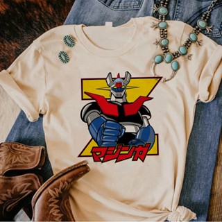 เสื้อยืด พิมพ์ลายการ์ตูน Mazinger z y2k สําหรับผู้หญิง