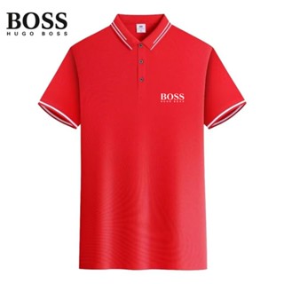 เสื้อโปโล BOSS สวมใส่สบาย แฟชั่นคู่รัก