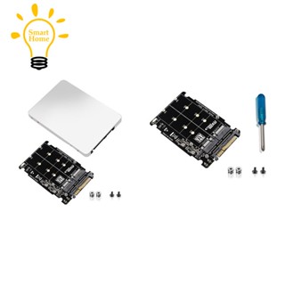 อะแดปเตอร์แปลง M.2 SSD เป็น U.2 2in1 M.2 NVMe และ SATA-Bus NGFF SSD เป็น PCI-E U.2 SFF-8639 PCIe M2