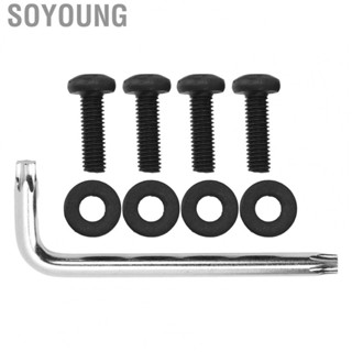 Soyoung 4pcs Spoiler Center Bolt 23155297 Wing Bolts Set Replacement for Corvette C7 Z06 GS