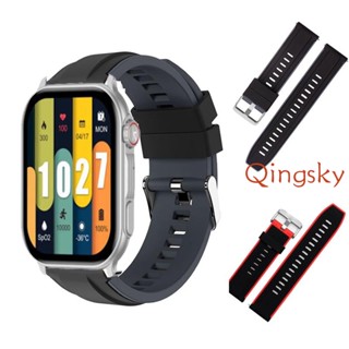 Kieslect Ks Pro สายรัดข้อมือซิลิโคน Smart Call Watch Strap Ks Kieslect Smart Watch Strap   สายนาฬืกาข้อมือ