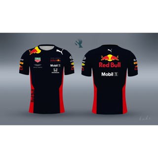 F1 เสื้อยืด ลาย Red Bull 3D สีน้ําเงินกรมท่า ไซซ์ S-5XL 2023