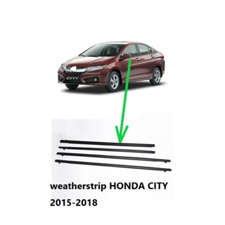 Bochang แถบซีลพลาสติก สําหรับ HONDA city 2014 2015 2016 2017 2018 4 ชิ้น