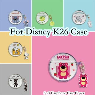 【Case Home】เคสหูฟัง แบบนิ่ม ลายการ์ตูนดิสนีย์น่ารัก สําหรับ K26 K26