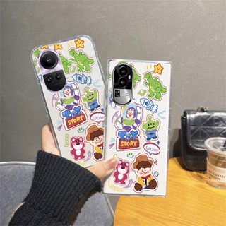 เคสโทรศัพท์มือถือ ซิลิโคนนิ่ม ใส ลายการ์ตูนหมี พร้อมตุ๊กตา สําหรับ OPPO Reno10 Pro+ Plus 5G Reno 10 Reno10Pro+ OPPO A78 NFC 4G 2023 2023