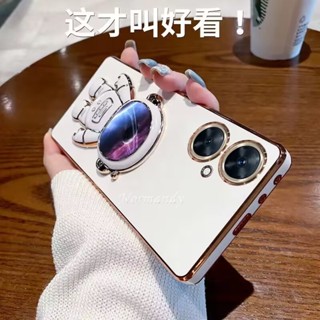 พร้อมส่ง ใหม่ เคสโทรศัพท์มือถือแฟชั่น แบบนิ่ม ลายนักบินอวกาศ หลากสี พร้อมขาตั้งกล้อง พับได้ สําหรับ VIVO Y27 Y78 Y36 Y02T 4G 5G 2023