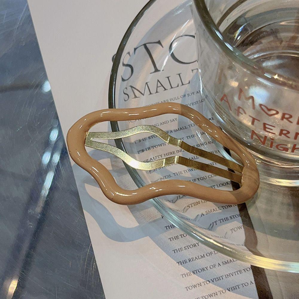 Somedayzl กิ๊บเมฆ Bb เรขาคณิต กลวง โลหะน่ารัก สไตล์เกาหลี สําหรับเด็ก ปาร์ตี้ - รูปที่ 6